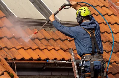 Démoussage et hydrofuge de toiture à Thivars